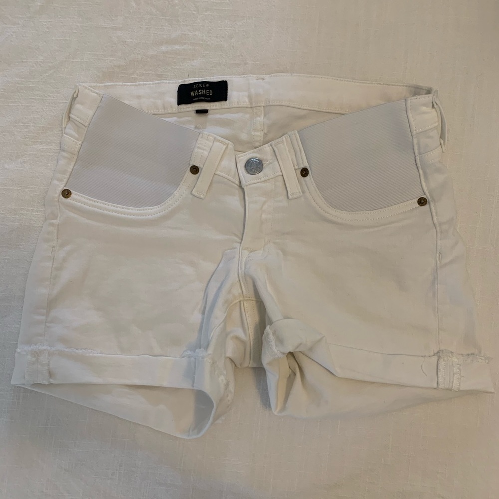 J.Crew White Denim Shorts
